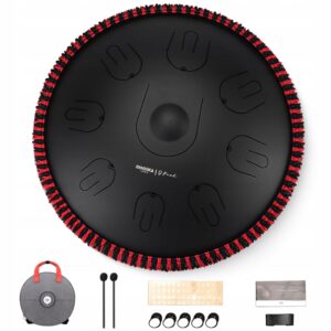 Bęben językowy stalowy 36 cm 17 nut D-moll z torbą