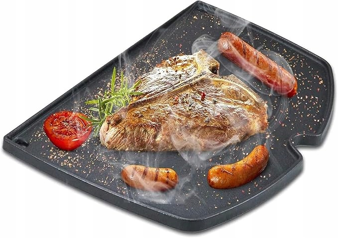 Płyta grillowa żeliwna 45,3 x 31,6 cm – do grilli gazowych - obrazek 3