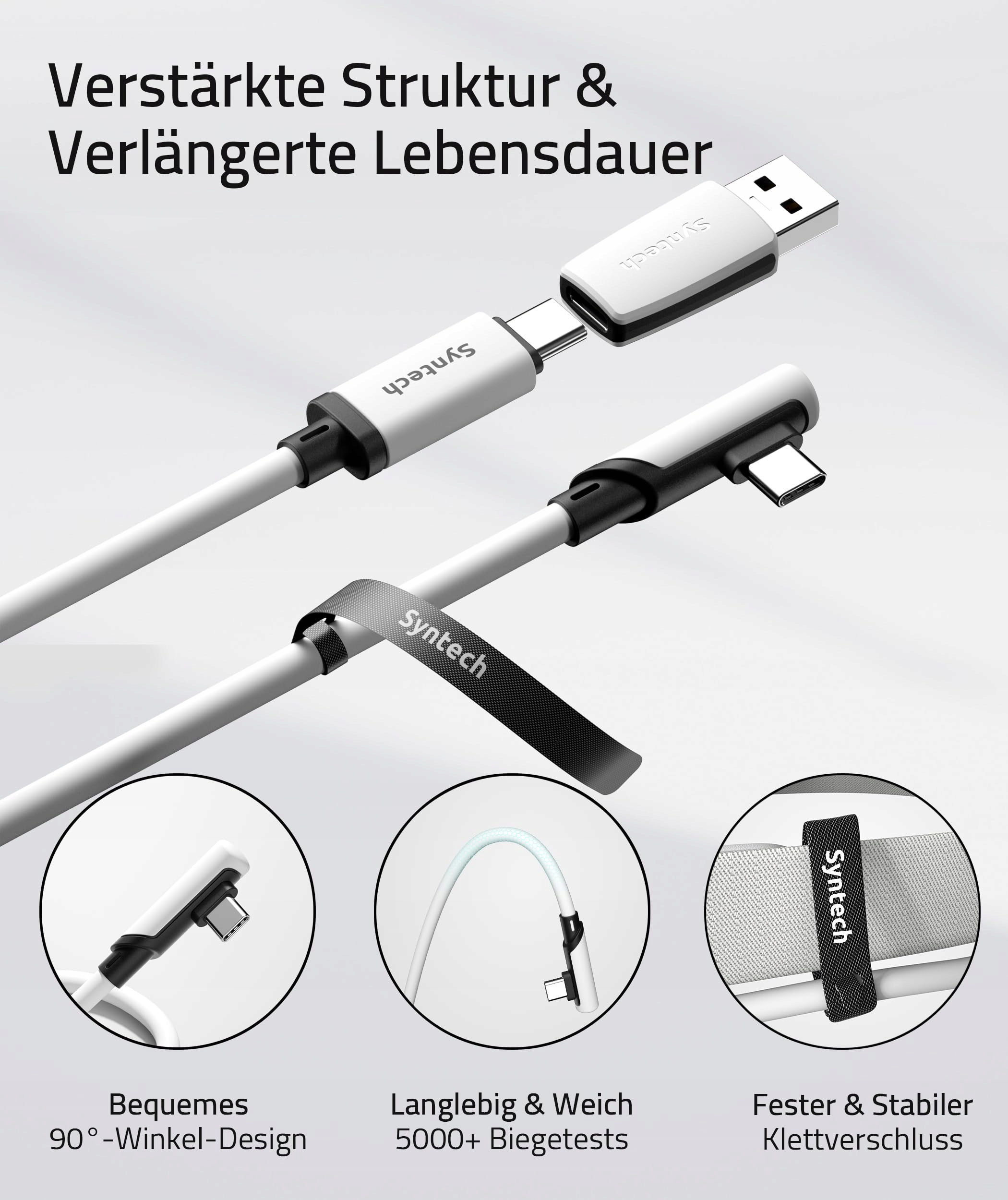 Kabel Syntech Link 5M z adapterem Meta Quest 3/ 3S/2/Pro/Pico 4/PC/SteamVR - obrazek 6