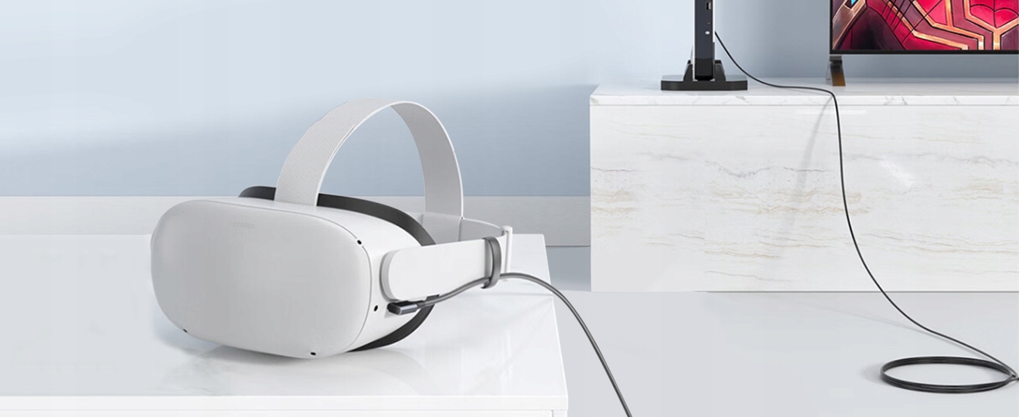 Kabel światłowodowy do VR USB 3.0 do Quest/Meta/Pico SteamVR AOC 5m - obrazek 6