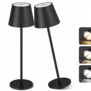 LAMPKI LAMPKA NOCNA LED USB NA DOTYK ZEWNĘTRZNA 3 BARWY ŚWIATŁA, 2 SZT.