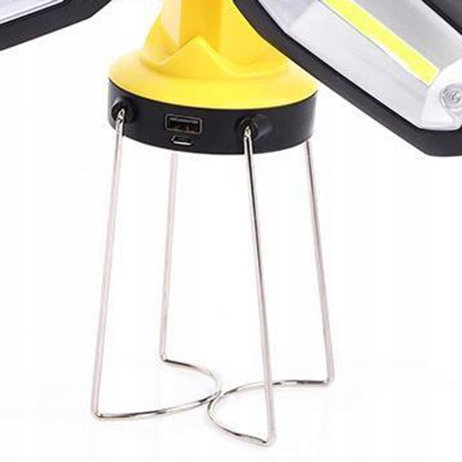 LAMPA KEMINGOWA, LATARKA LED Z AKUMULATOREM, 400 lm, 6 TRYBÓW, POWERBANK - obrazek 3