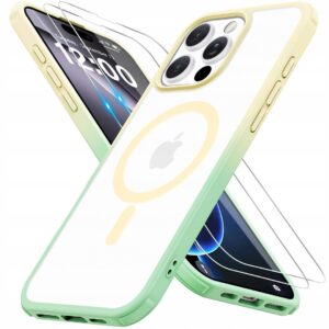 Etui do iPhone'a 16 Pro Max PLECKI MagSafe MAT OMBRE + 2X SZKŁO