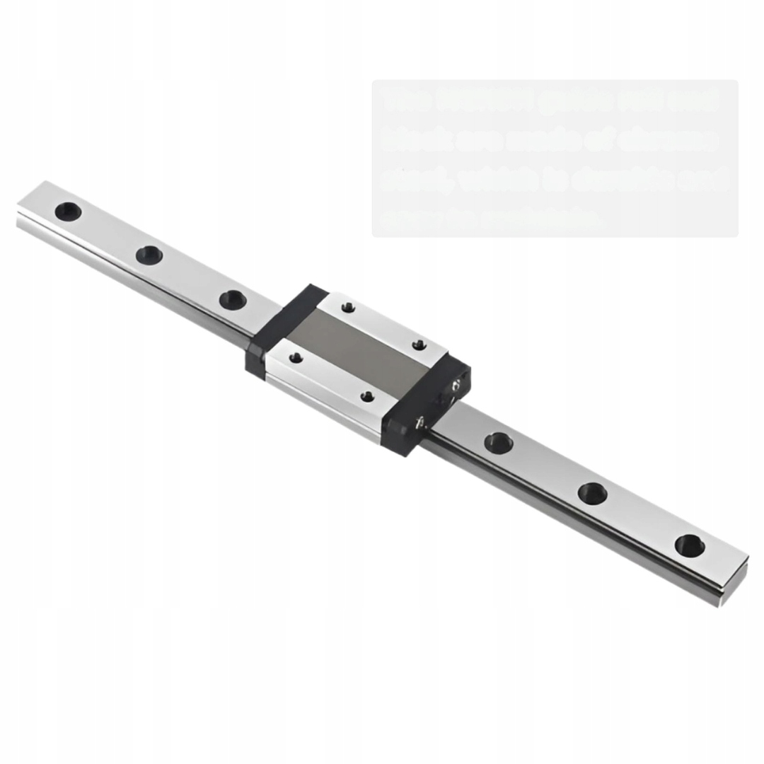 MGN9H 450mm Mini prowadnica liniowa ze stali łożyskowej z blokiem ślizgowym - obrazek 5
