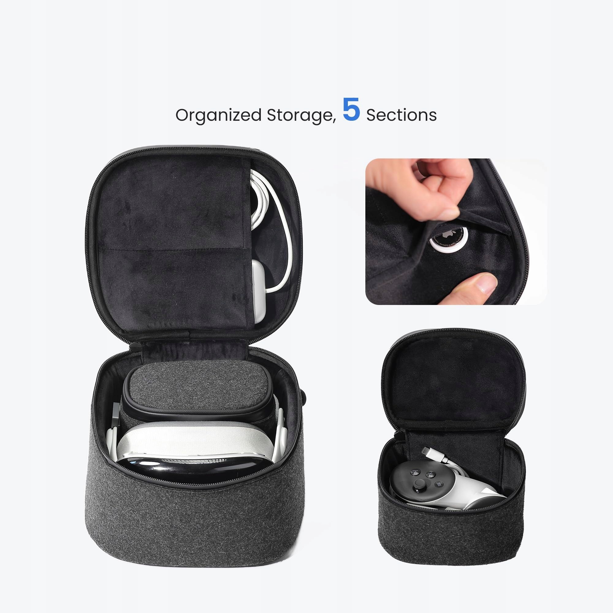 Torba Pokrowiec Kiwi Design Etui Do Gogli Vr Meta Quest 2/3/3S/Apple Vision - obrazek 10